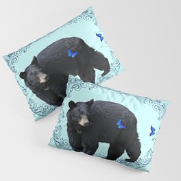 Bear and Butterflies Pillow Sham