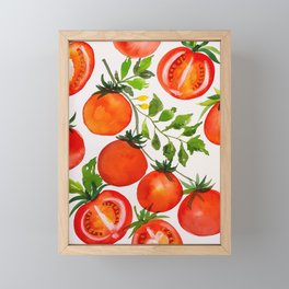 Tomato Garden  Framed Mini Art Print
