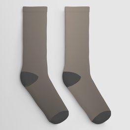 Modern Cream And Black Ombre Gradient Abstract Pattern Socks