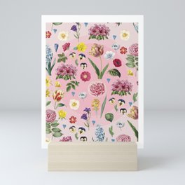 Pink Flowers Mini Art Print