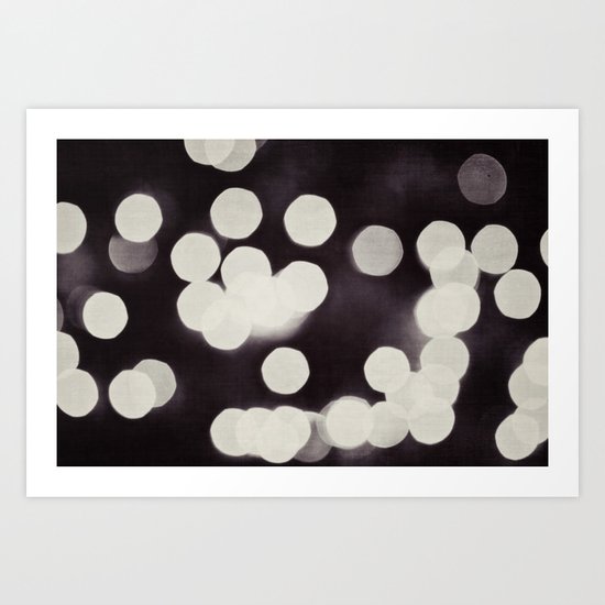 in a bokeh world Art Print