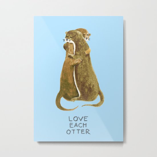 Love each otter Metal Print