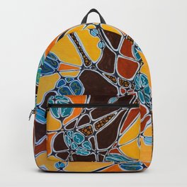 Hand Painted - Turquoise Beads Backpack