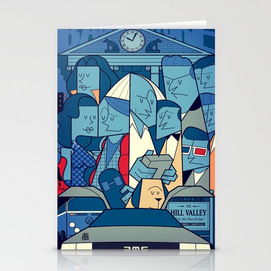 Back to the Future Stationery Cards