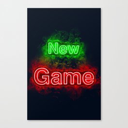 new game smoky  Canvas Print