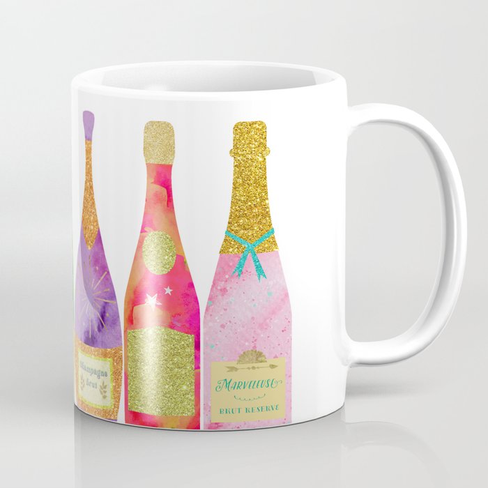 Champagne Bottle Parade Coffee Mug