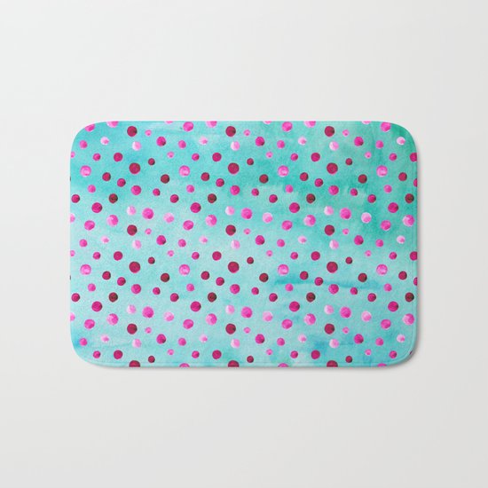 Polka Dot Pattern 05 Bath Mat