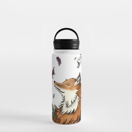 Fall Fox Flora Water Bottle