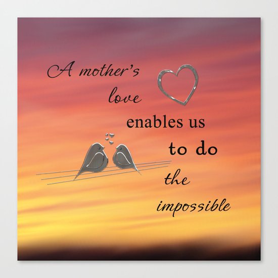 A Mother's Love Canvas Print
