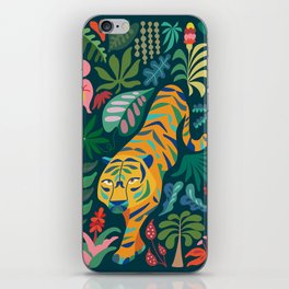 Tiger in Jungle iPhone Skin