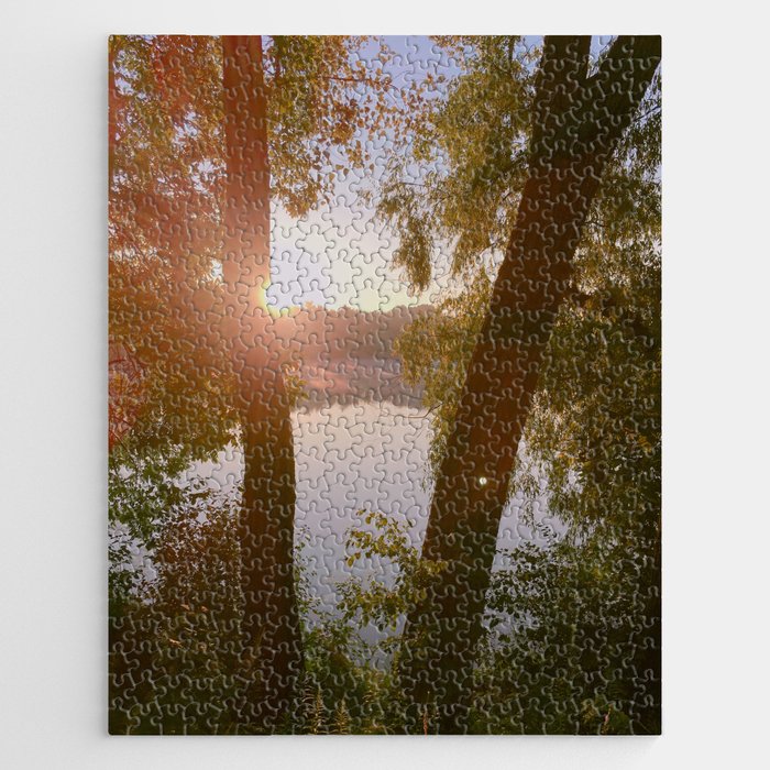 Sunrise on the Lake Jigsaw Puzzle