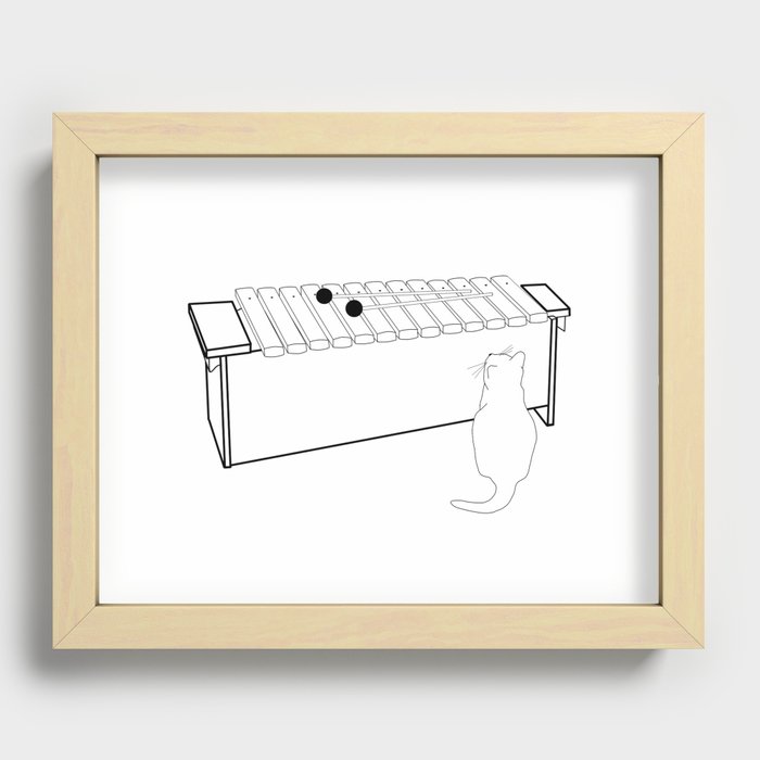 xylophone Recessed Framed Print