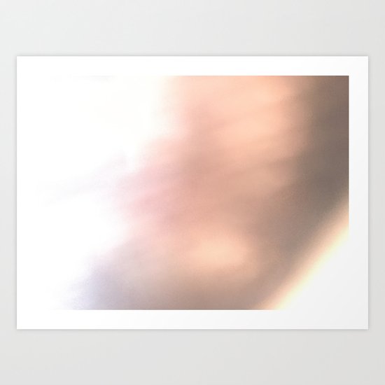 Pink Blur / Tones of P Art Print