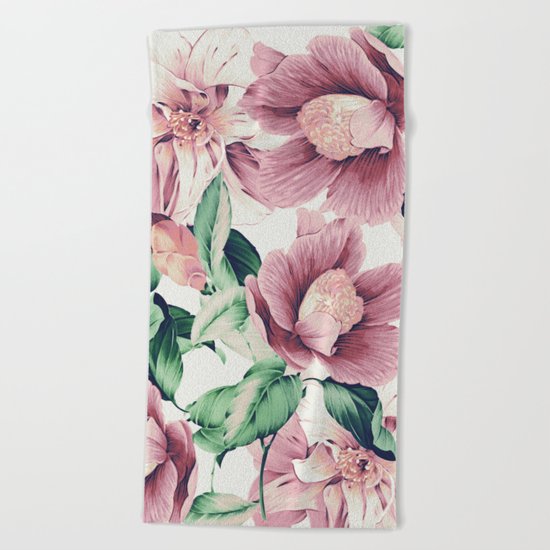 FLOWERS 10a Beach Towel