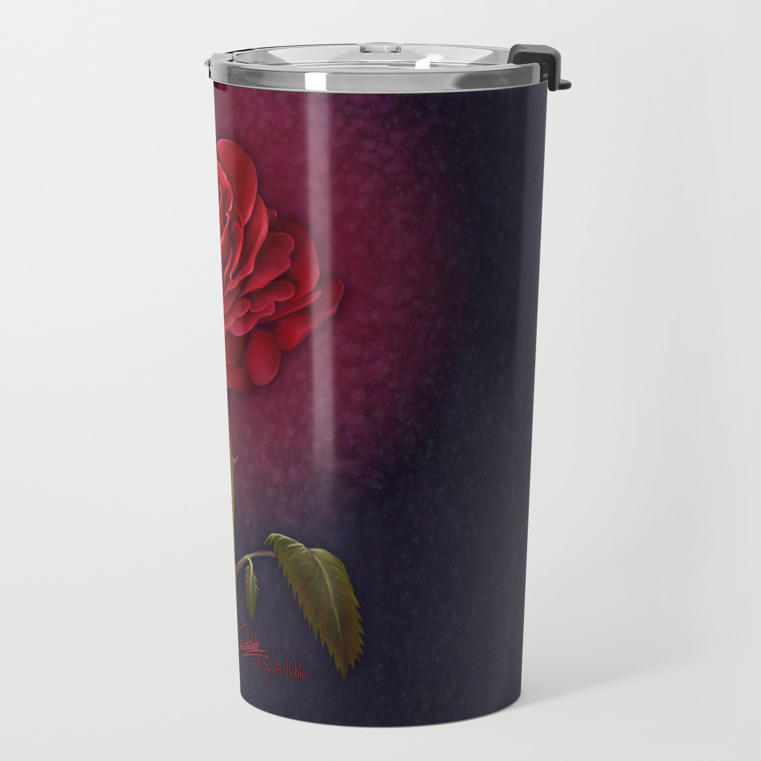 Beauty And The Beast Enchanted Rose Travel Mug By Teohoble