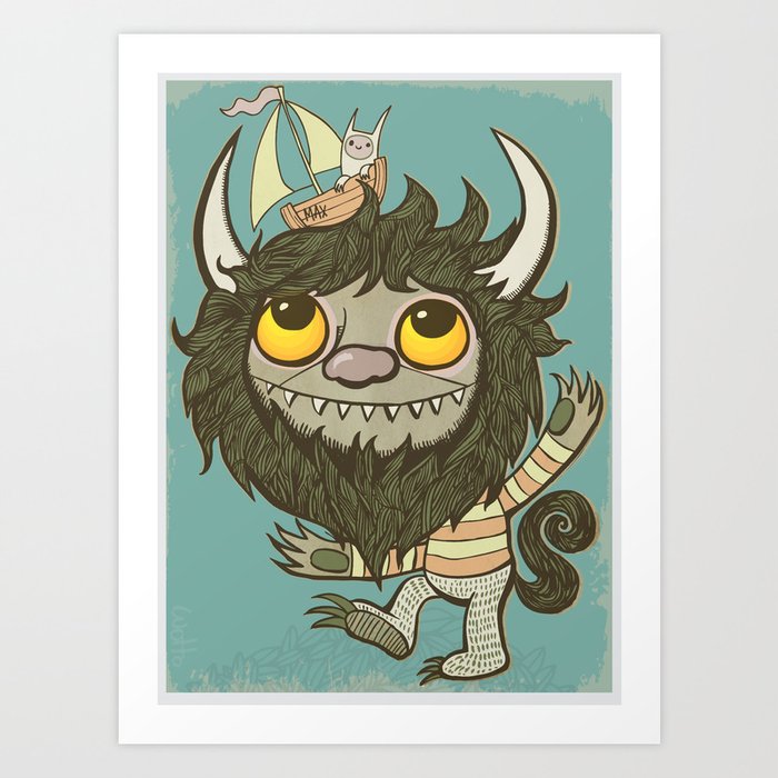 An Ode To Wild Things Art Print