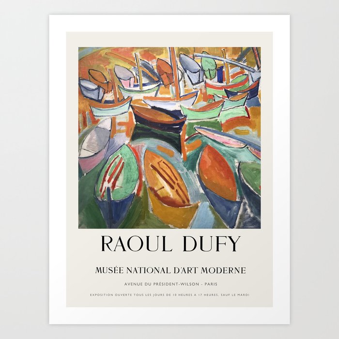 Exhibition Poster-Raoul Dufy. Art Print