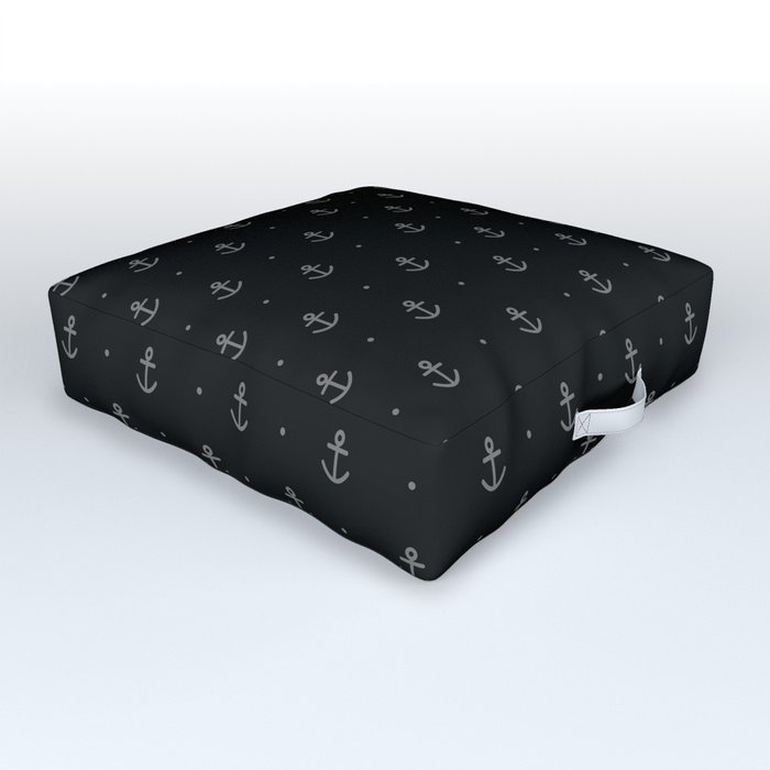 Anchor Dot Pattern Outdoor Floor Cushion