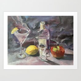 Martini Time Art Print