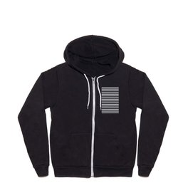 TEAM COLORS 3 GRAY,WHITE Zip Hoodie