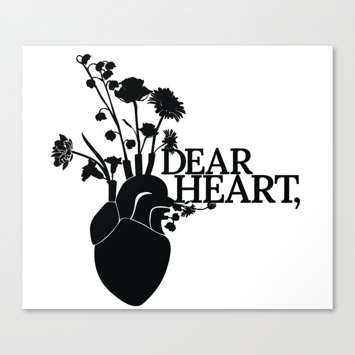 Dear Heart, Canvas Print