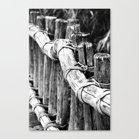 wooden bridge Canvas Print