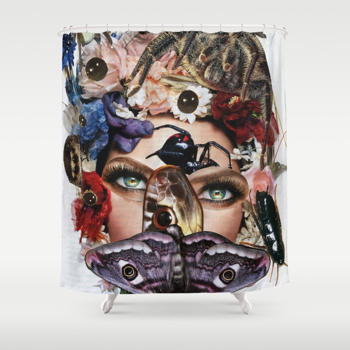 Kylie Chloe Kim Diddy P Mothering Infestation By Famous Artist Snooks Mcgraw Art Collage Shower Curtain Tarabeth