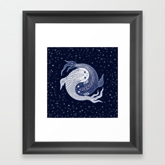 shuiwudao in space Framed Art Print