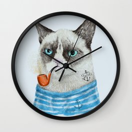 Sailor Cat I Wall Clock