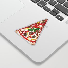 I DID IT ALL FOR THE PIZZA Sticker