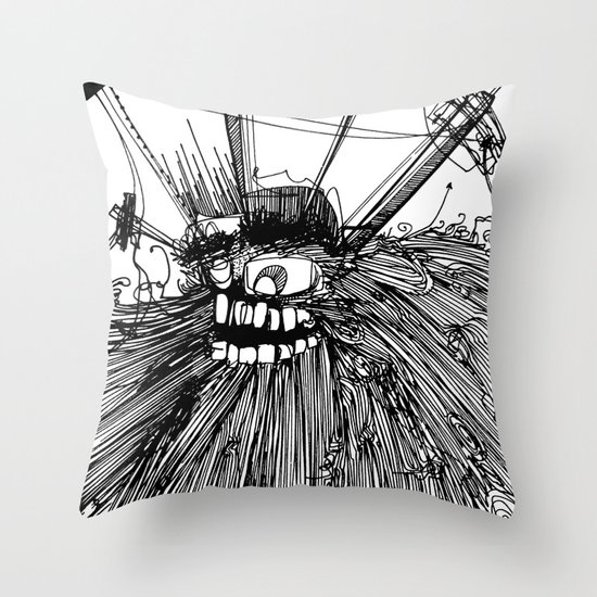 wired Throw Pillow