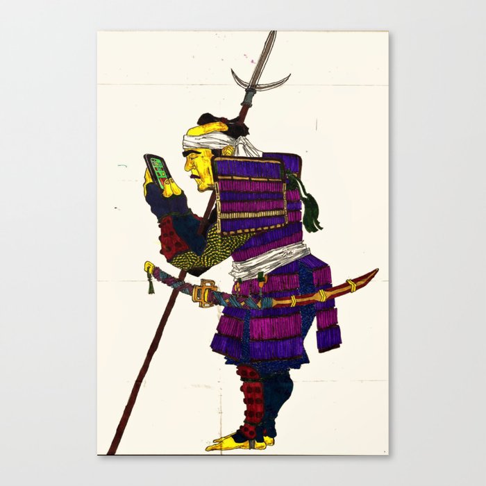Millennial Samurai Canvas Print