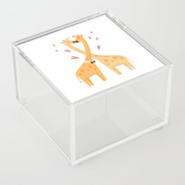 Giraffes in Love - A Valentine's Day Acrylic Box