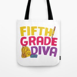 Fifth Grade Diva Tote Bag