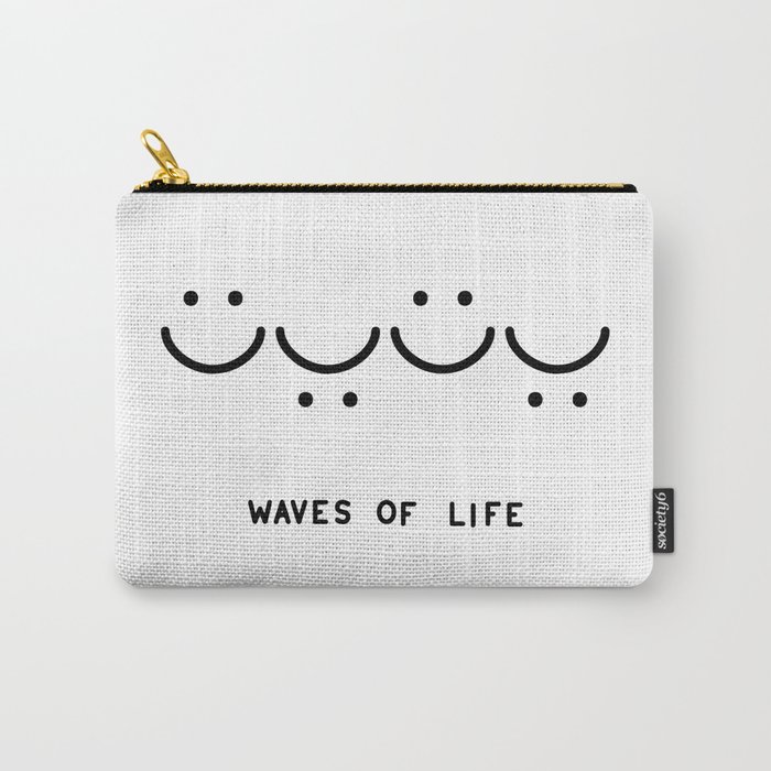 Waves of Life Carry-All Pouch