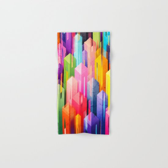obelisk posture Hand & Bath Towel