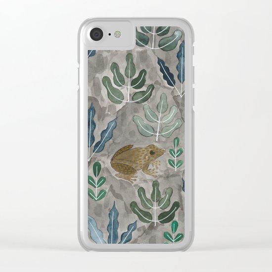 Save the frogs! Clear iPhone Case