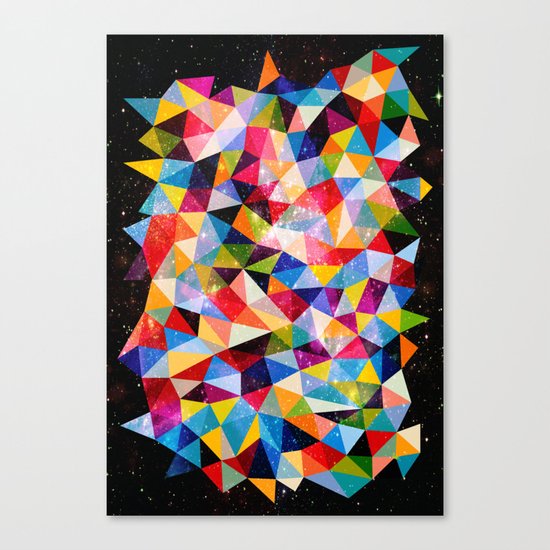 Space Shapes Canvas Print