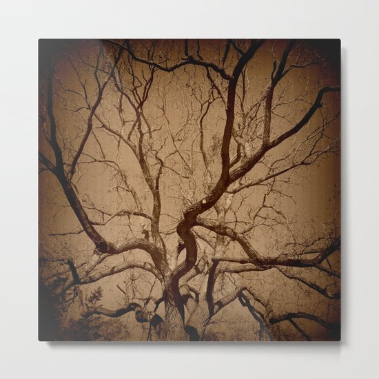 Haunted Tree Metal Print