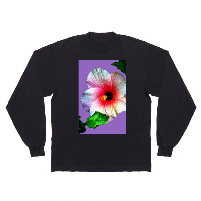 Hybiscus jGibney The MUSEUM Society6 Gifts Long Sleeve T Shirt
