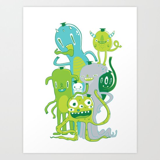 Done with Monster School! Art Print