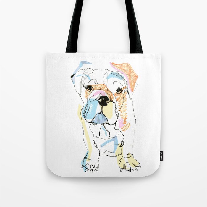 Bulldog Colour Tote Bag