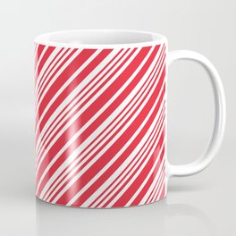 candycane stripes christmas pattern Coffee Mug