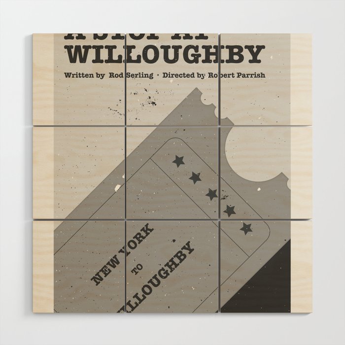 "The Twilight Zone" A Stop at Willoughby Wood Wall Art