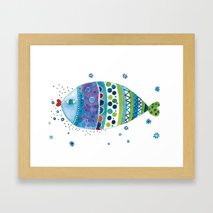 Fish3 Framed Art Print