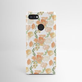 Orange Floral Android Case
