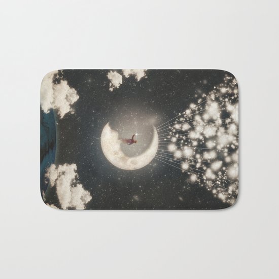 The Big Journey of the Man on the Moon Bath Mat