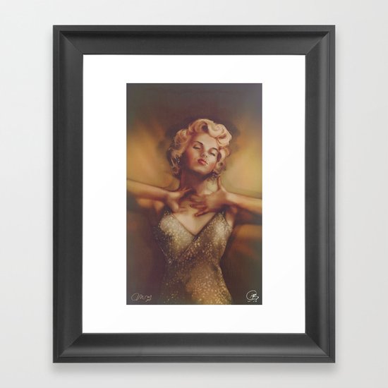 Bombshell2 Framed Art Print