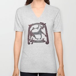 Viking pagan design #2 V Neck T Shirt