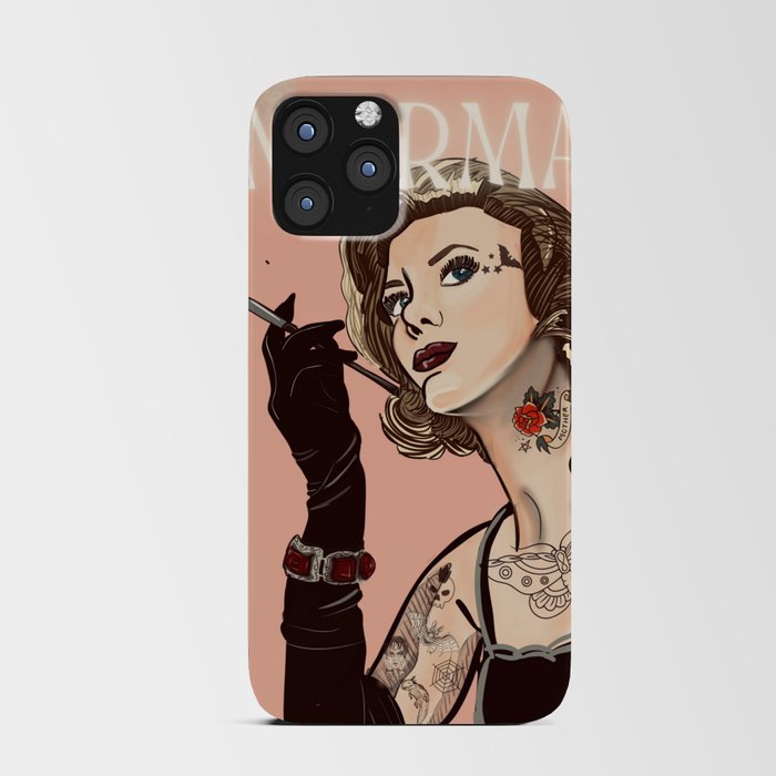 Vintage Tattooed Woman- Normal iPhone Card Case